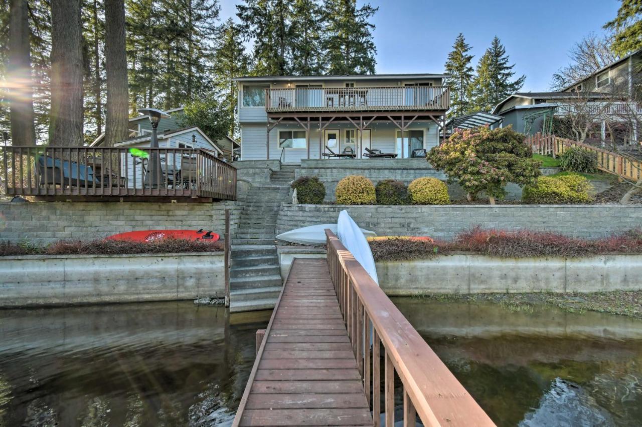 The Peacock House - Waterfront Home With Hot Tub! Olympia Exterior foto